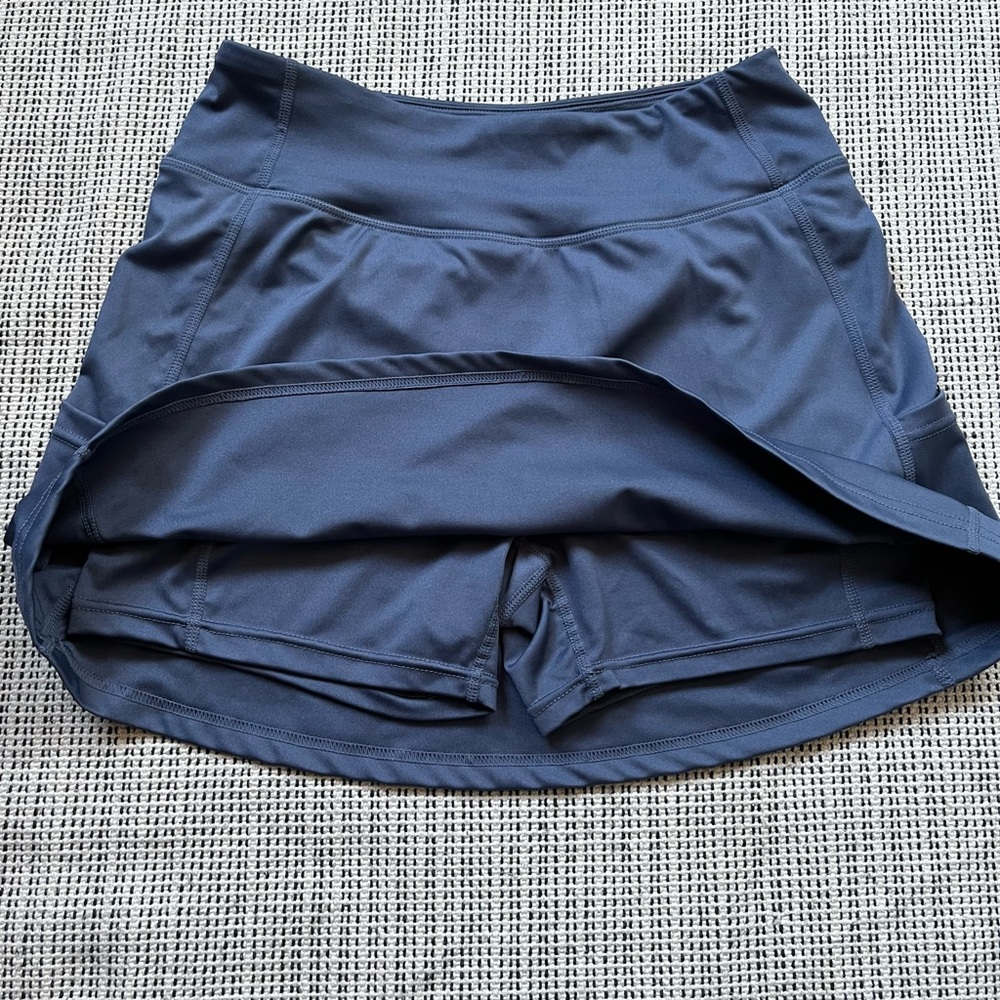 Nicole Miller Sport Deep Blue Activewear Work Out Skort Size M - Picture 2 of 6